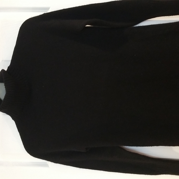 J.CREW Collection Black Ribbon turtleneck 40%wool 25% viscose - Picture 2 of 4